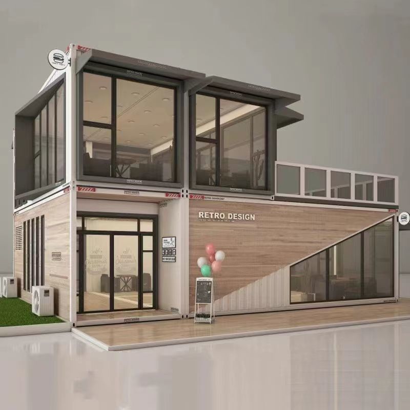 Prefab Shipping Tiny Bedroom Storage Container Homes with Galvanized Steel Frame