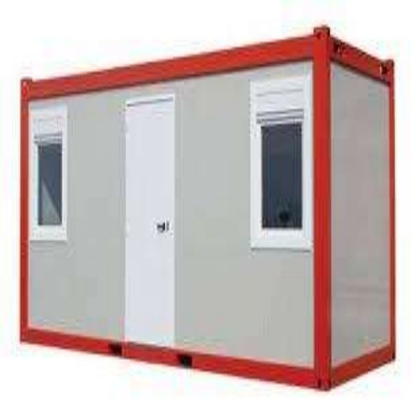 Steel Frame Foldable Prefabricated Caravan Easy Assembly 20ft Container House