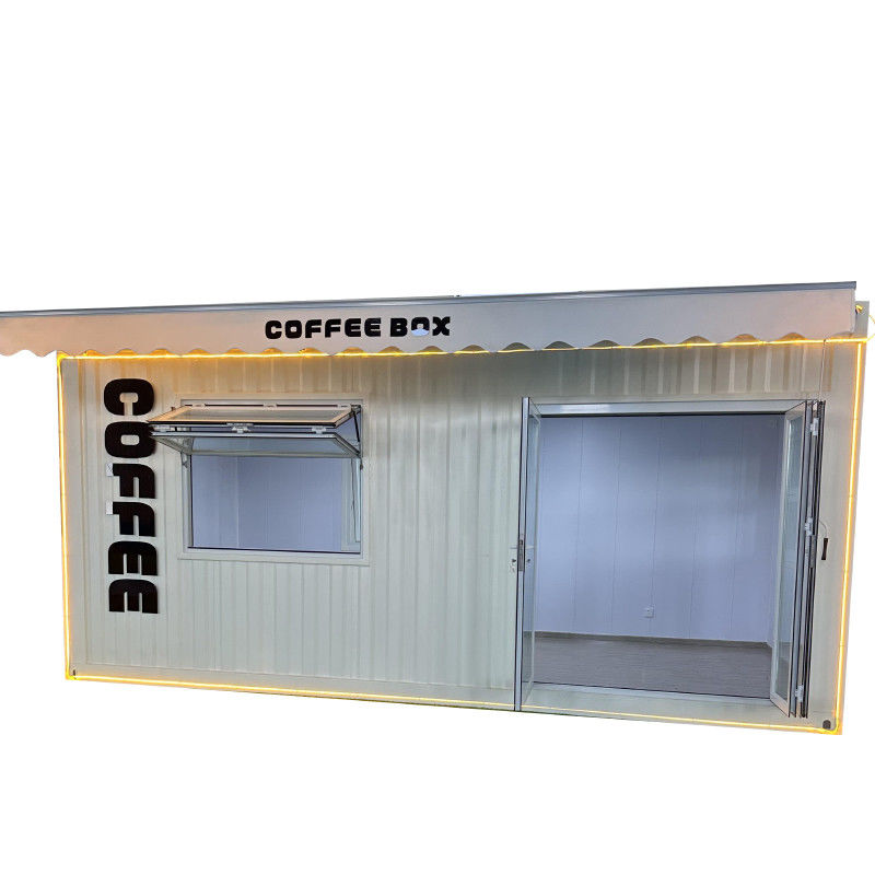 Portable Cafe Coffee Shops Container House Modern Design Style and High Performanc