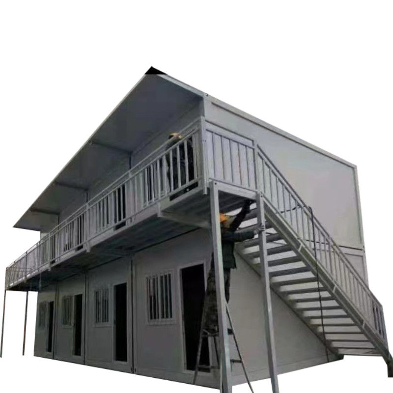 20ft 40ft Prefab Home Office Extendable Steel Modular Container Homes with Box Column