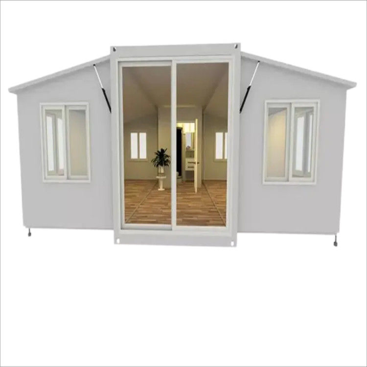 Steel Fabricated House 20ft Office Folding Foldable Expandable Container Workspace