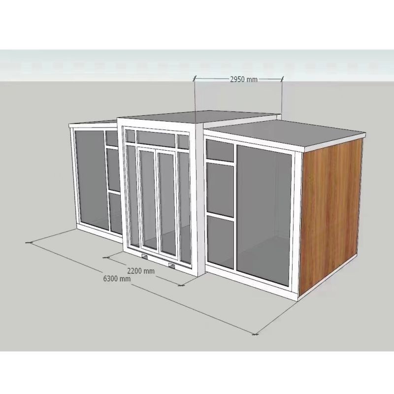Luxury Style Container Houses 40ft Luxury Container Homes With 2-4 Bedroom