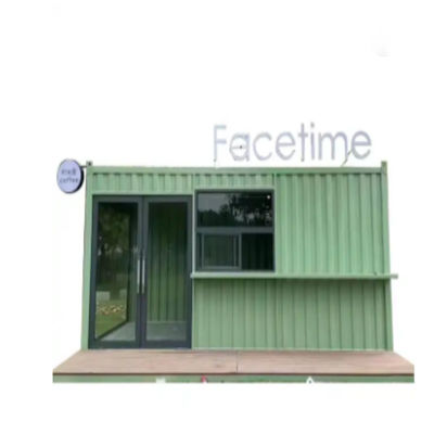 kwaliteit Voorgefabriceerd staal sandwichpaneel container huis voor koffiewinkel modern fabriek