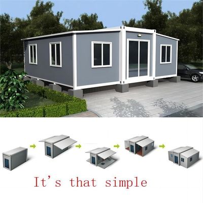 Staalconstructie Ruimte Las Luxe Prefab Container Huis 5800*6400*2530mm