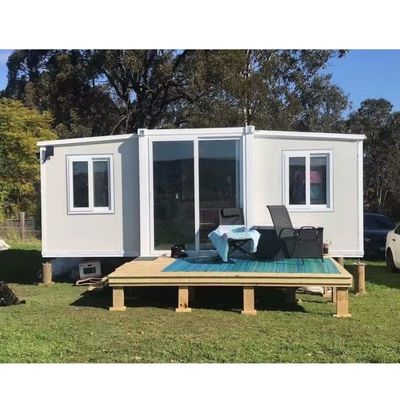 Modulair opvouwbaar 20ft 40ft uitbreidbaar containerhuis voor villa 5800*6400*2530mm